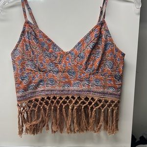 FP one eastern fringe bralette